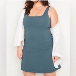 OLD NAVY Green Athletic Dress 4X